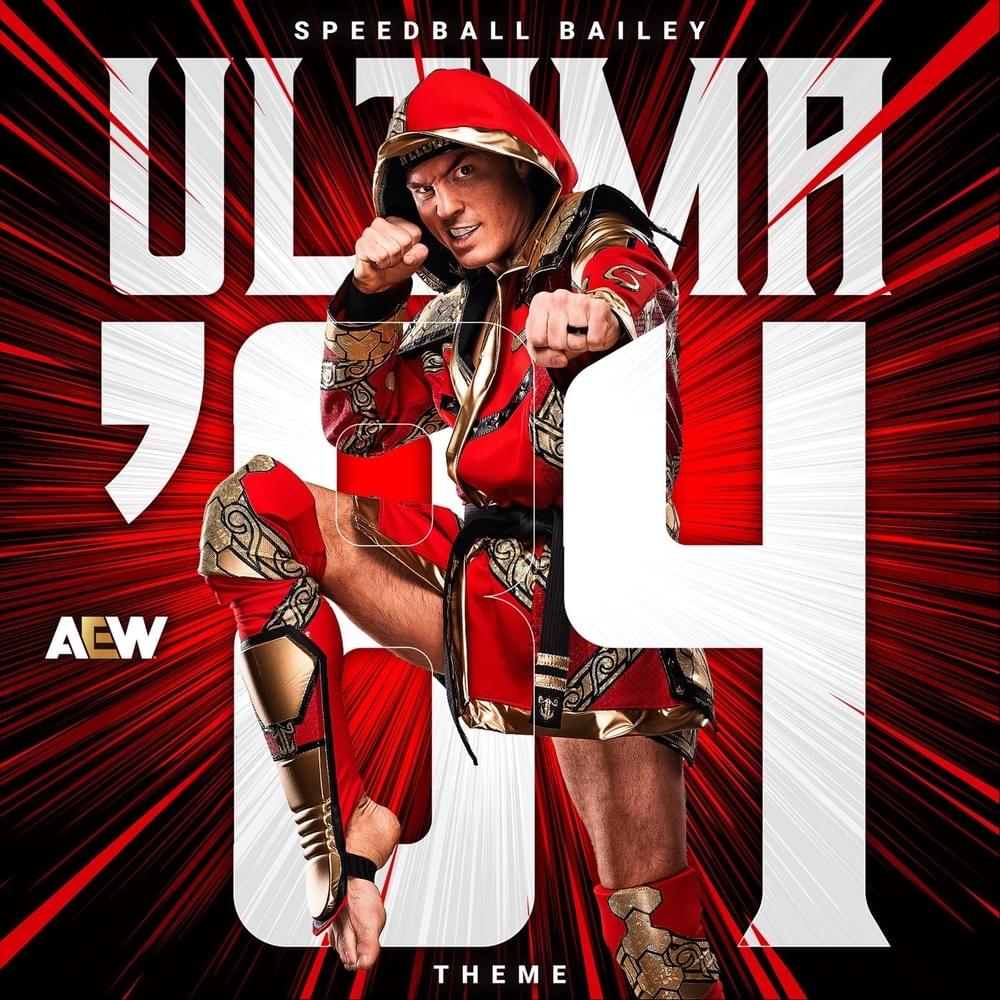 Album cover art for "Ultima ’84 (Speedball Bailey Theme)" by AEW & Vice