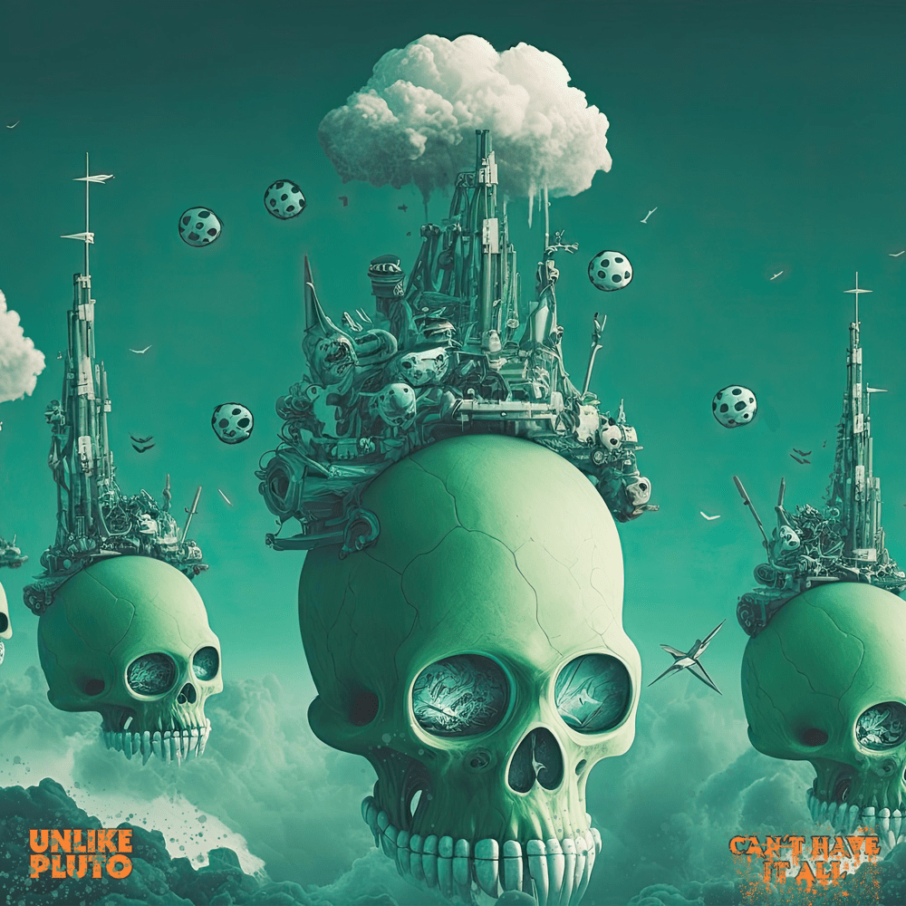 Album cover art for "Can’t Have It All" by Unlike Pluto