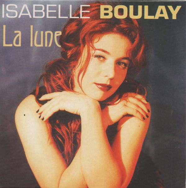 Album cover art for "La lune" by Isabelle Boulay