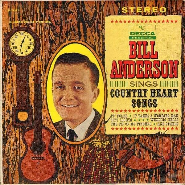 Album cover art for "Po’ Folks" by Bill Anderson