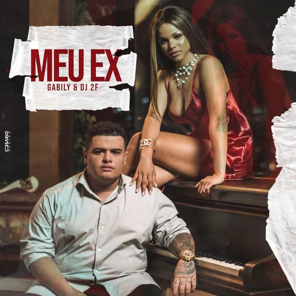 Album cover art for "Meu Ex" by Gabily