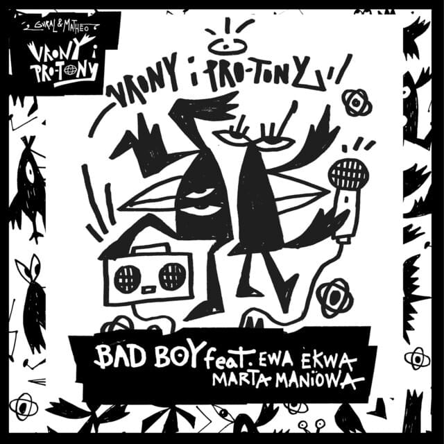 Album cover art for "Badboy" by donGURALesko & Marta Maniowa & Ewa Ekwa
