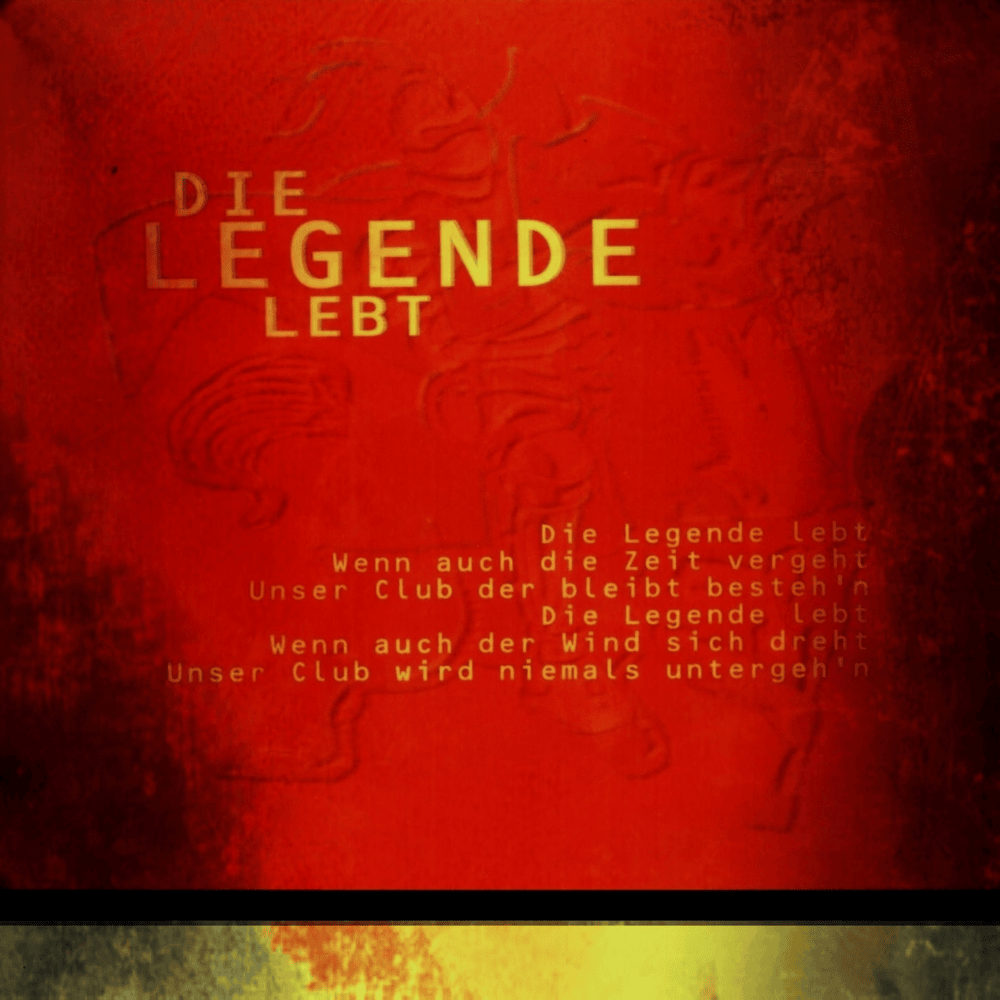 Album cover art for "Die Legende lebt" by 1. FCN Party Project