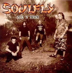 Album cover art for "Seek ‘n’ Strike" by Soulfly