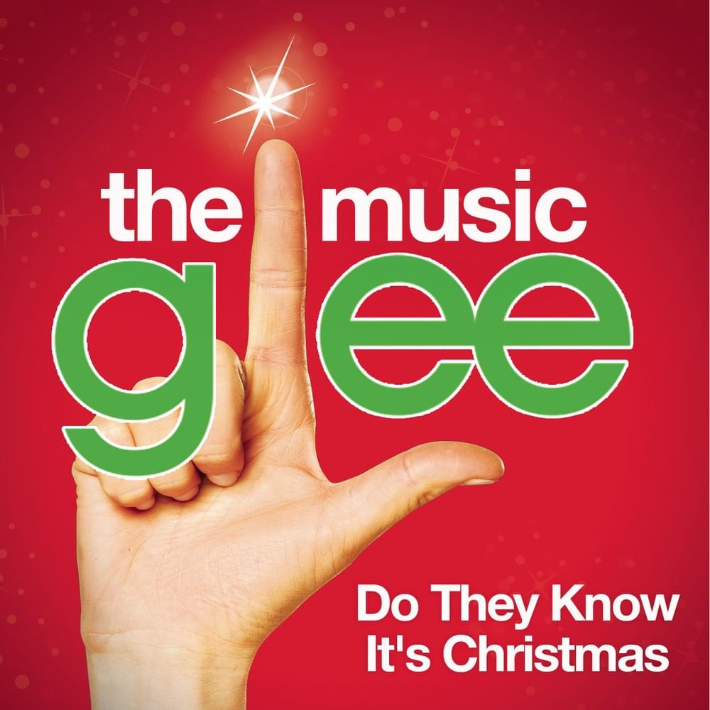 Album cover art for "Do They Know It’s Christmas?" by Glee Cast