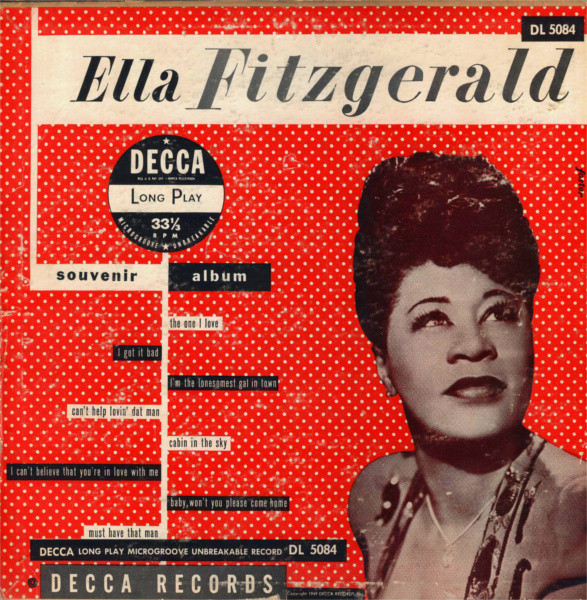 Album cover art for "I Must Have That Man" by Ella Fitzgerald