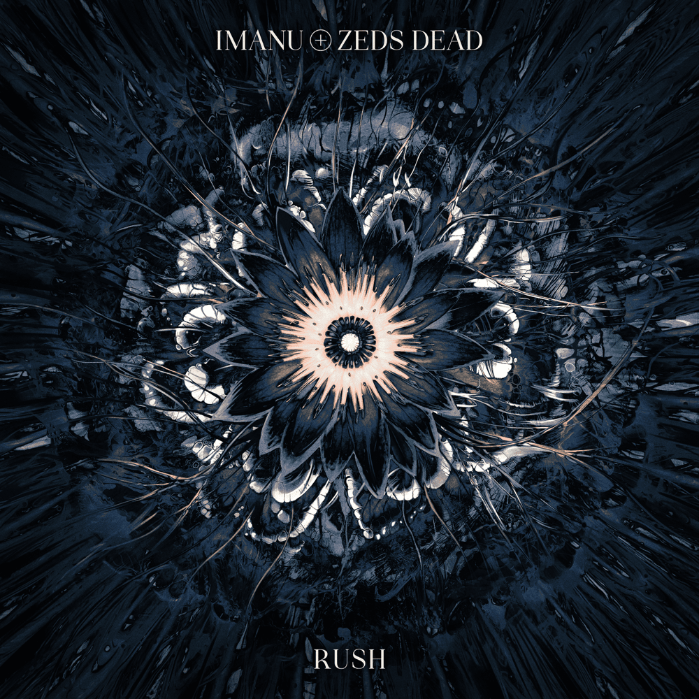 Album cover art for "Rush" by IMANU