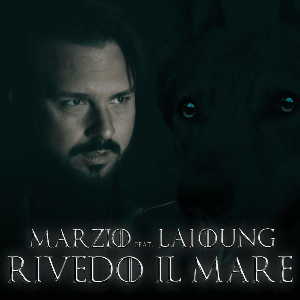 Album cover art for "RIVEDO IL MARE" by Francesco Marzio & Laïoung