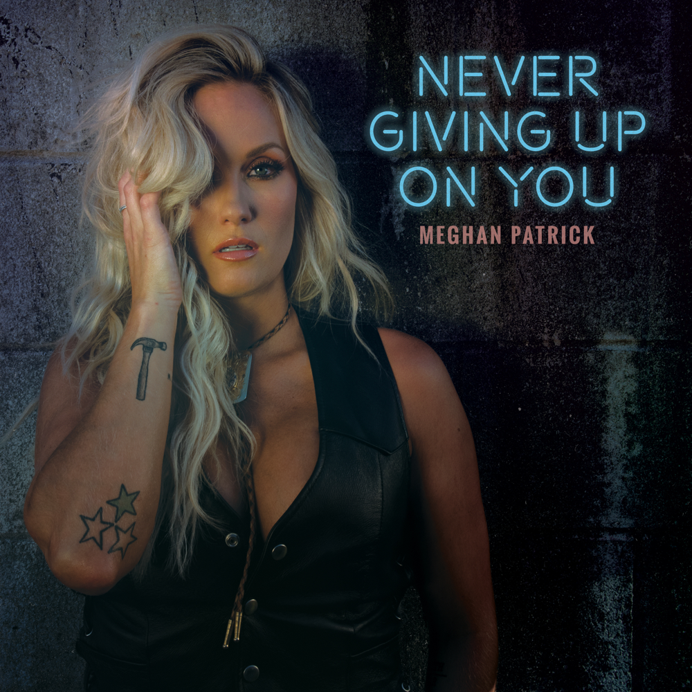 Album cover art for "Never Giving up on You" by Meghan Patrick