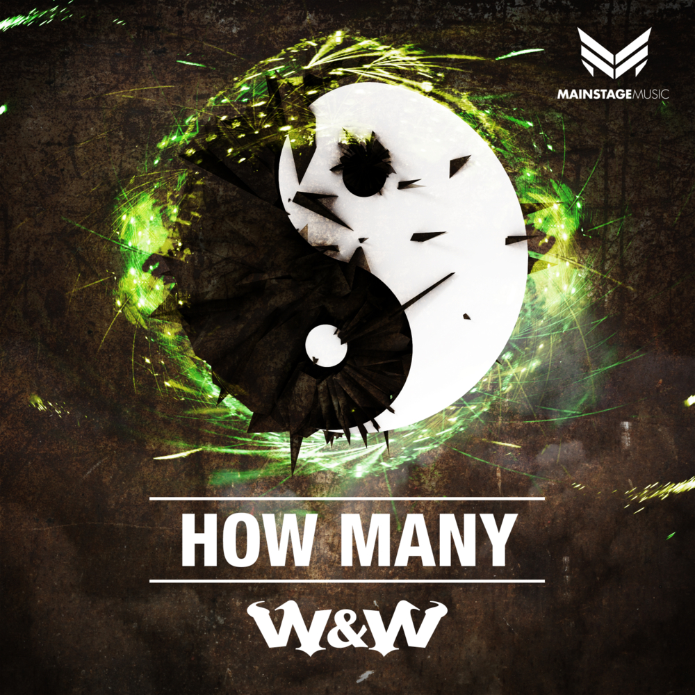 Album cover art for "How Many" by W&W