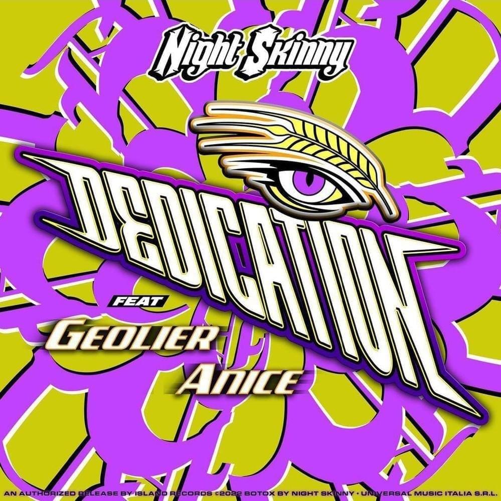 Album cover art for "Dedication" by Night Skinny & Geolier & anice
