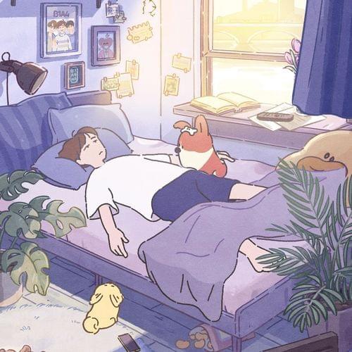 Album cover art for "게으른 나 (Lazy Me)" by Sandeul