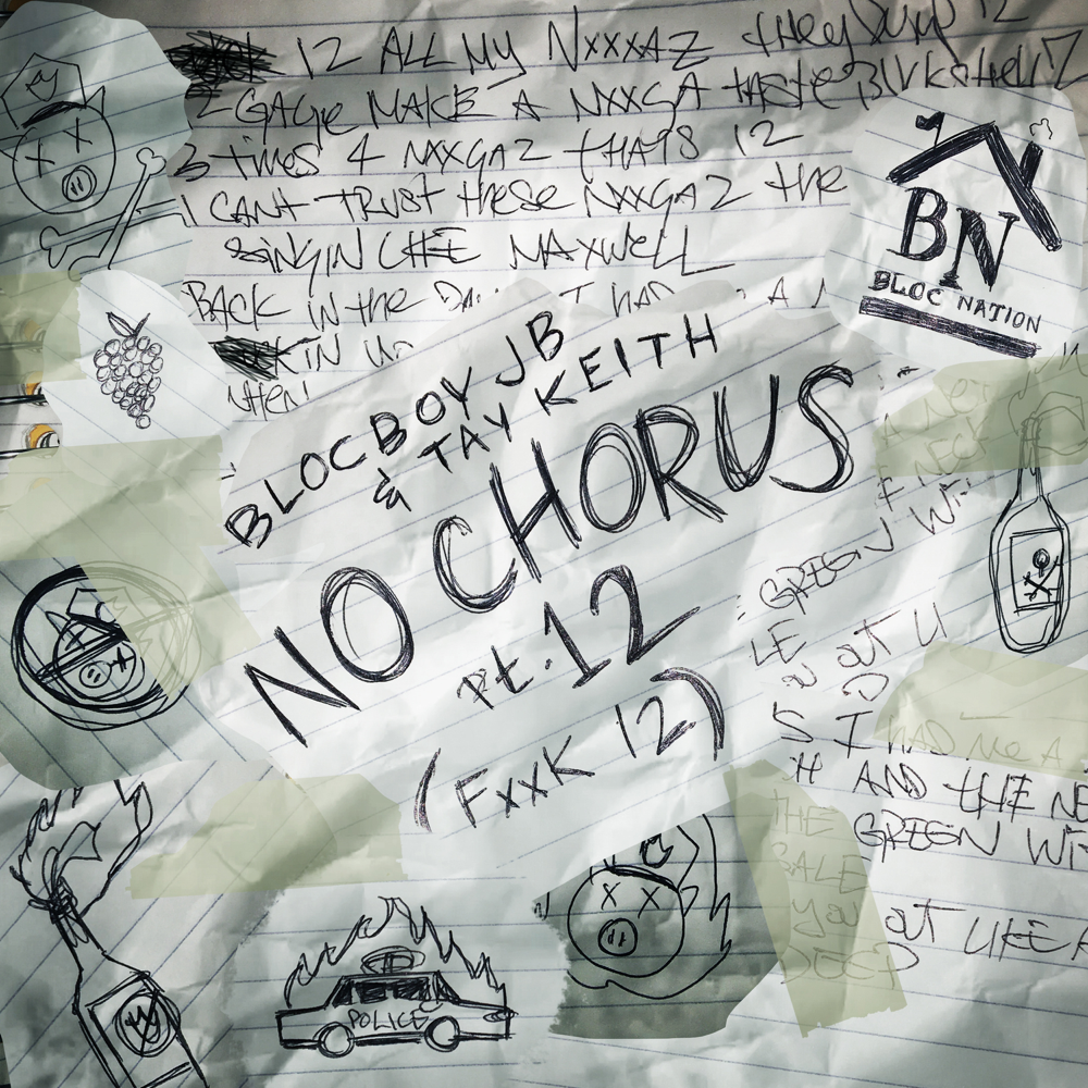 Album cover art for "No Chorus, Pt. 12" by BlocBoy JB & Tay Keith