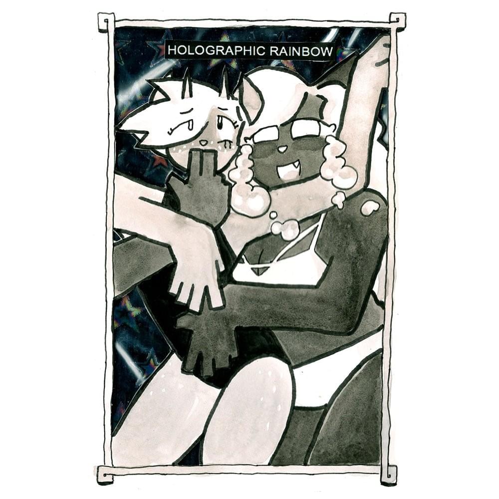 Album cover art for "fuckface" by Holographic Rainbow