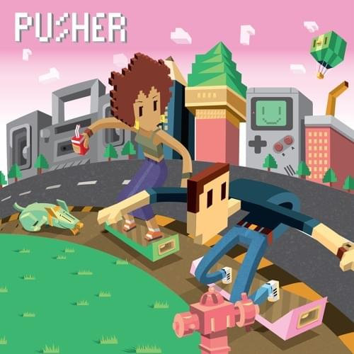Album cover art for "Tell You" by Pusher & Hunnah