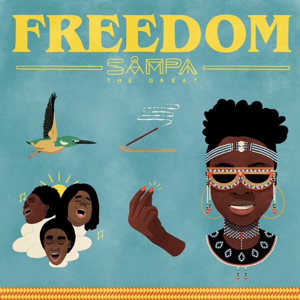Album cover art for "Freedom" by Sampa The Great