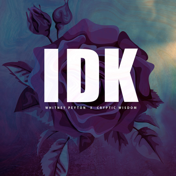 Album cover art for "IDK" by Whitney Peyton & Cryptic Wisdom
