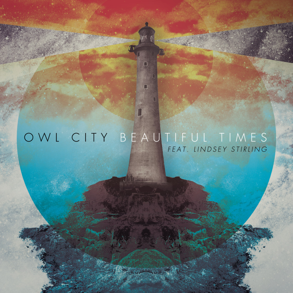 Album cover art for "Beautiful Times" by Owl City & Lindsey Stirling