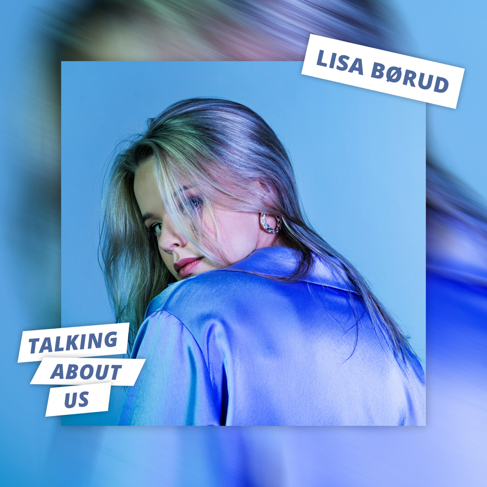 Album cover art for "Talking About Us" by Lisa Børud