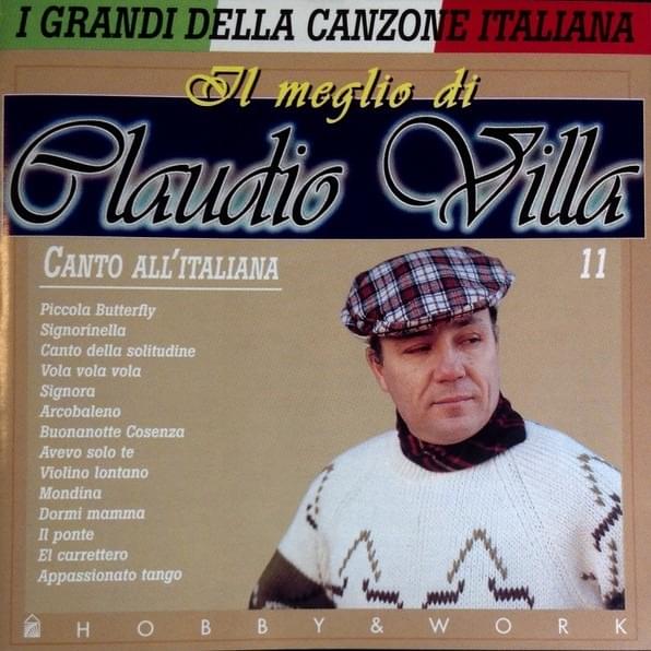 Album cover art for "Violino lontano" by Claudio Villa