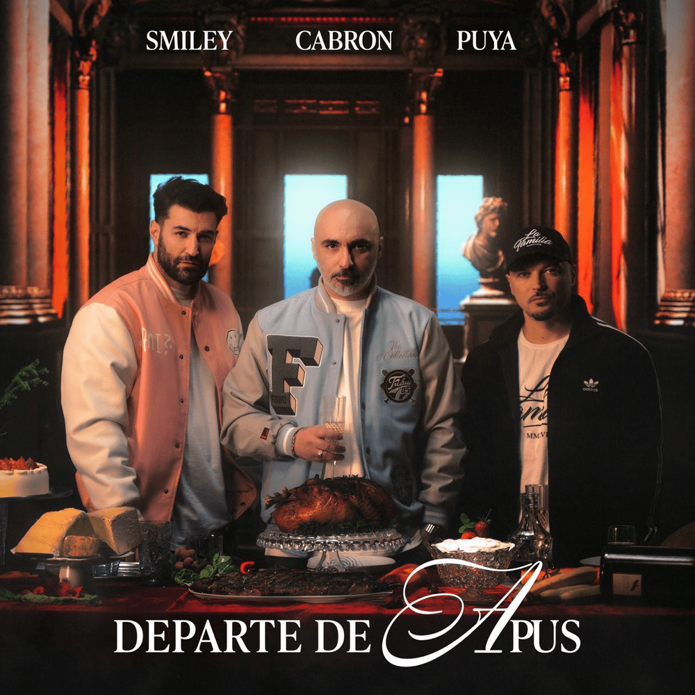 Album cover art for "Departe de apus" by Cabron