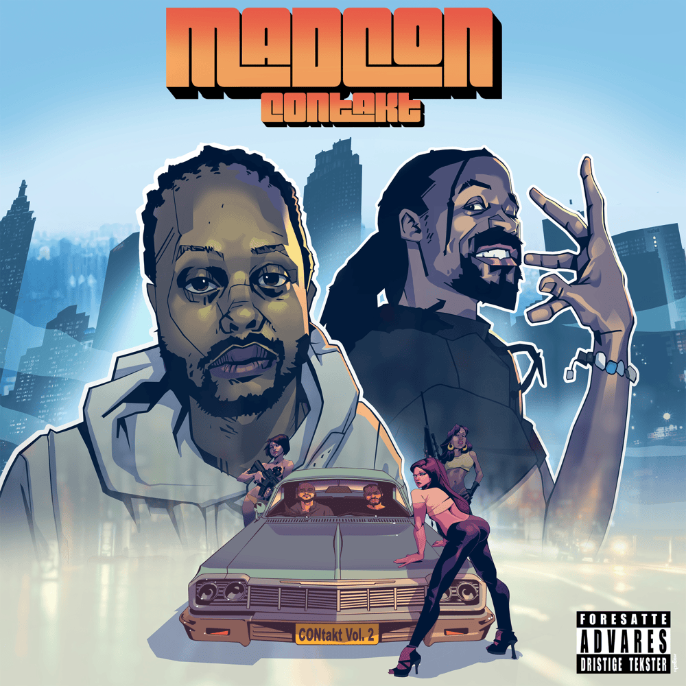 Album cover art for "Contakt" by Madcon