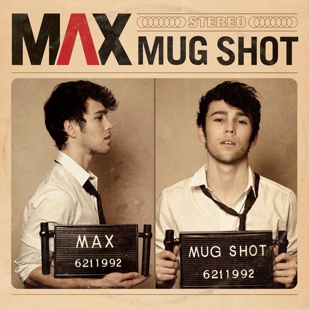 Album cover art for "Mug Shot" by MAX