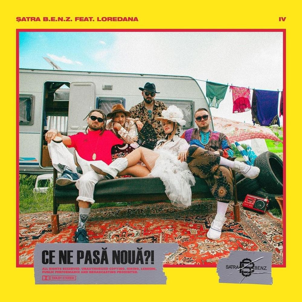 Album cover art for "Ce ne pasă nouă" by Șatra B.E.N.Z. & Loredana (ROU)