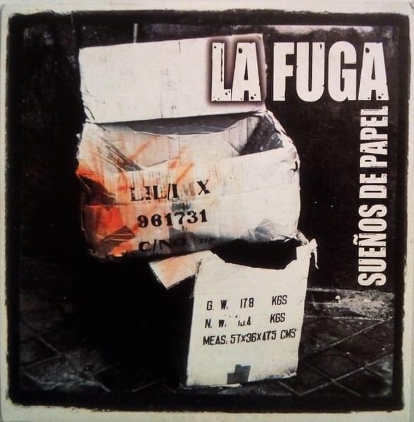 Album cover art for "Sueños De Papel" by La Fuga & Fito