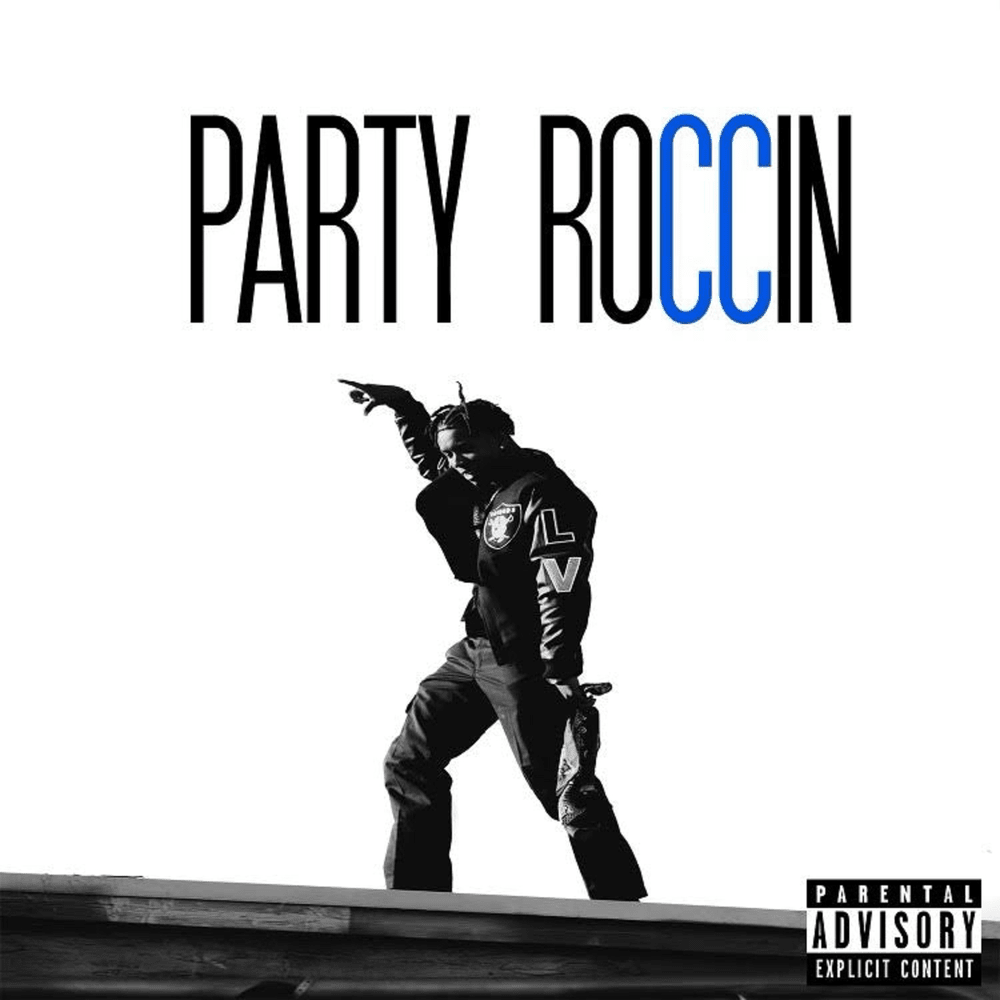 Album cover art for "PARTY ROCCIN" by Haiti Babii