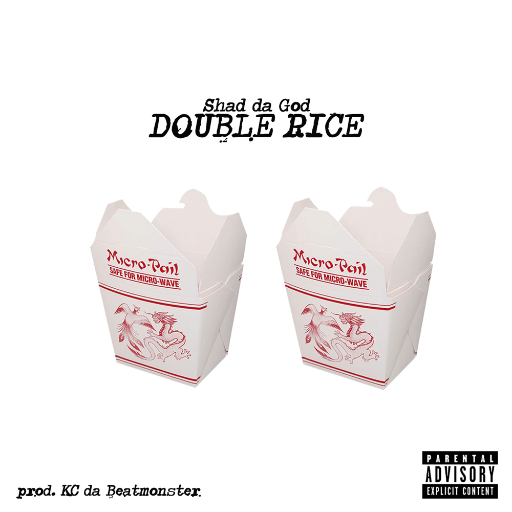 Album cover art for "Double Rice" by Shad da God