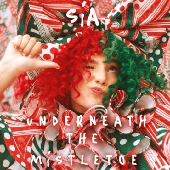 Album cover art for "Underneath the Mistletoe" by Sia