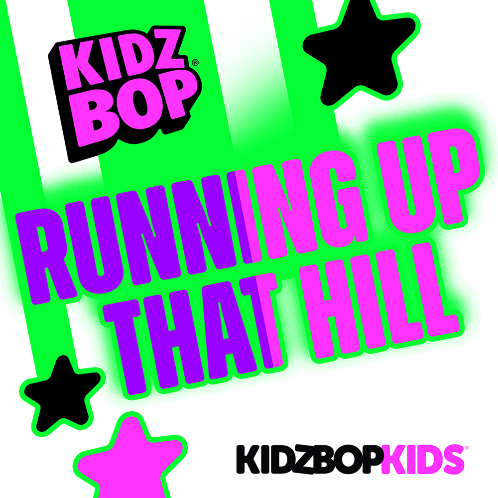 Album cover art for "Running Up That Hill" by KIDZ BOP Kids