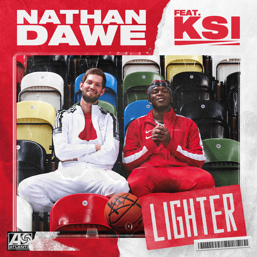 Album cover art for "Lighter" by Nathan Dawe & KSI & Ella Henderson
