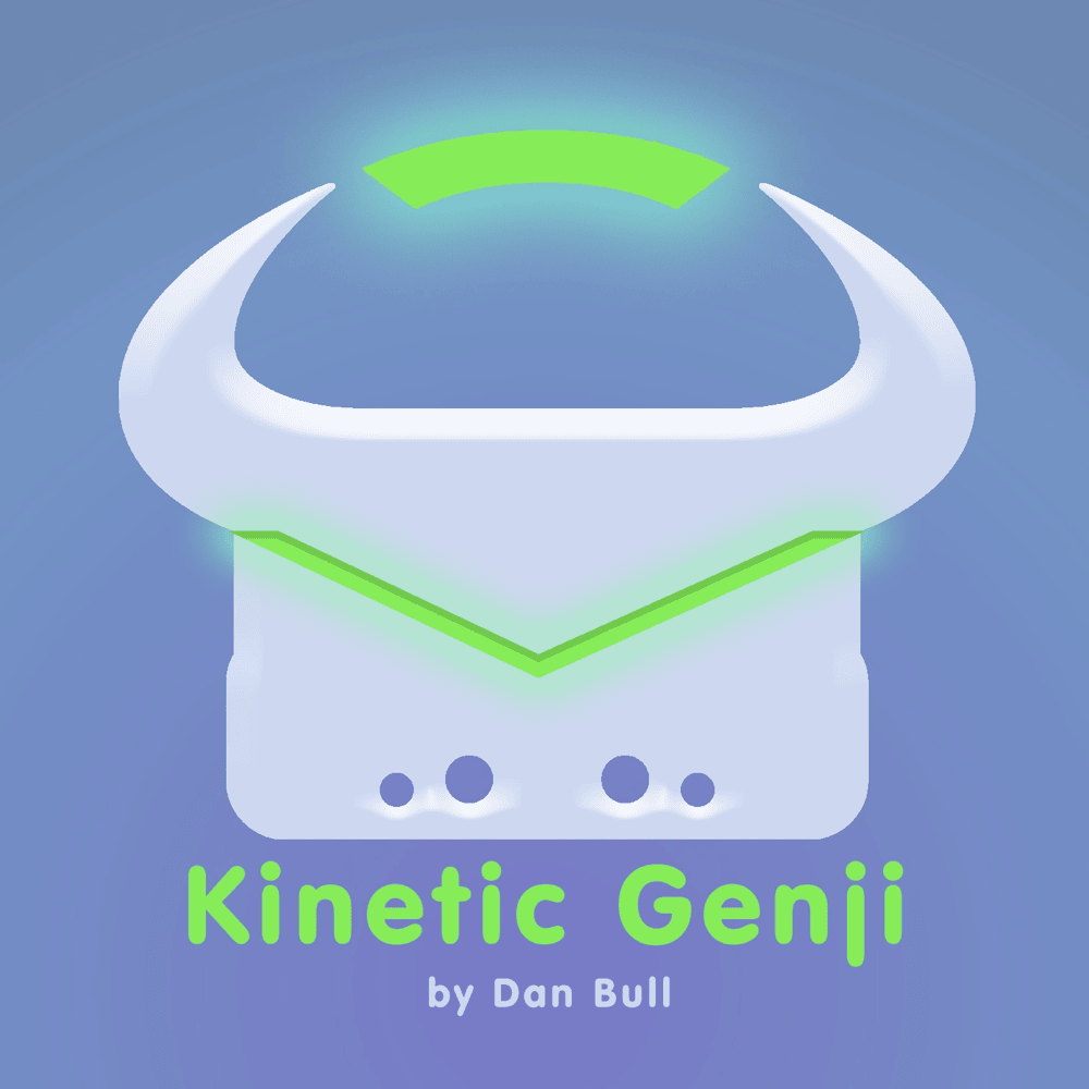 Album cover art for "Kinetic Genji" by Dan Bull