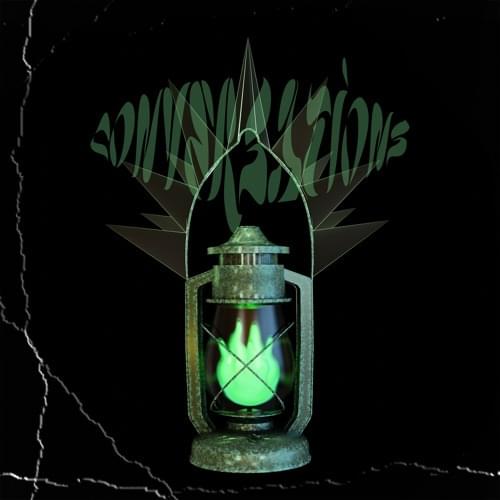 Album cover art for "conversations" by 93FEETOFSMOKE