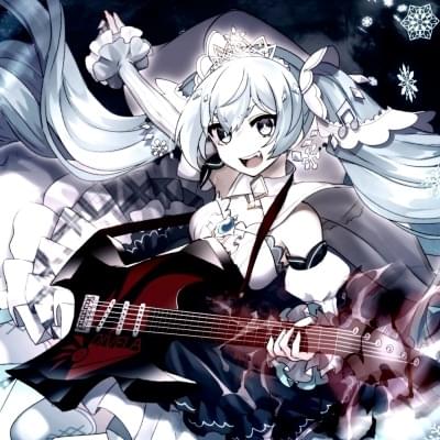 Album cover art for "絶対零度フェスティバル (ABSOLUTE ZERO FESTIVAL)" by DIVELA & 初音ミク (Hatsune Miku)