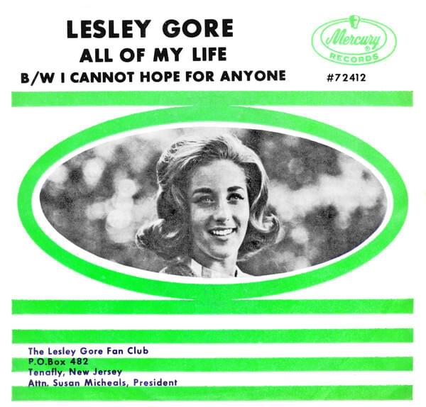 Album cover art for "All Of My Life" by Lesley Gore