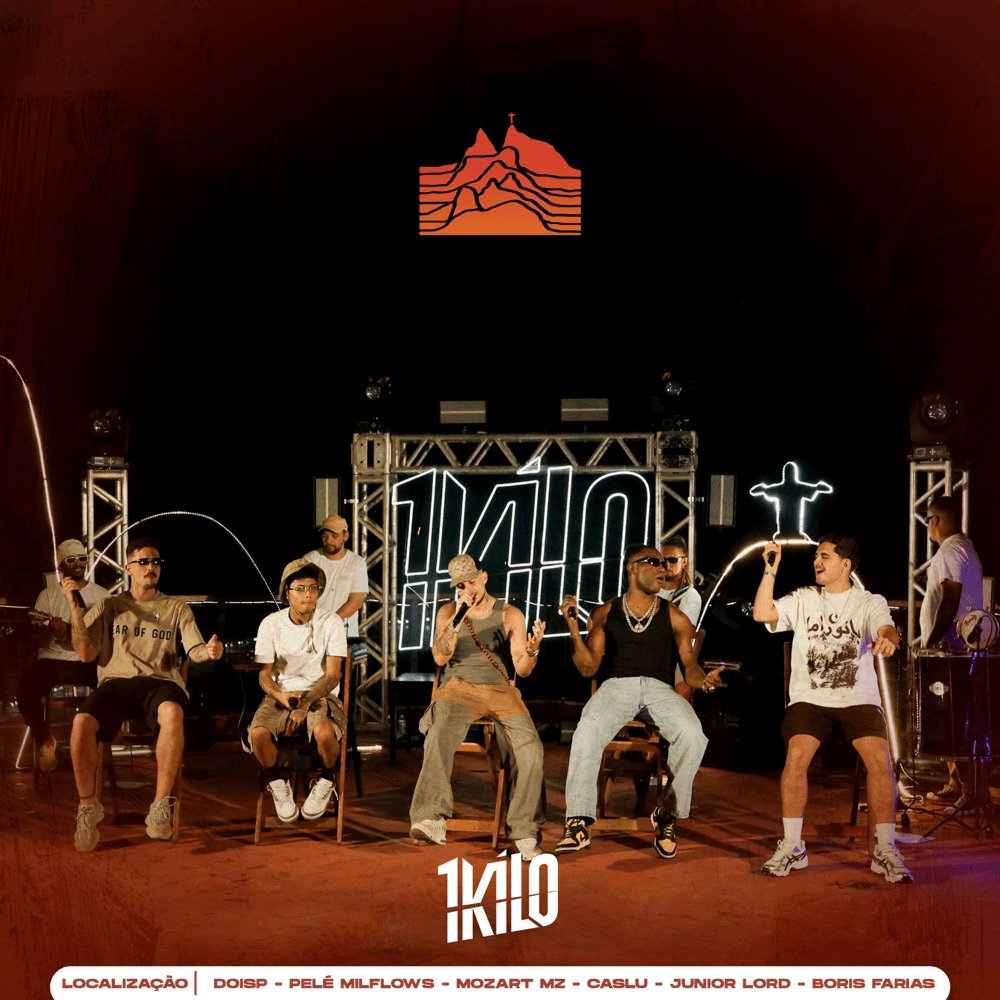 Album cover art for "Localização" by 1Kilo & DoisP & Pelé MilFlows & Mozart MZ & Caslu & JUNIOR LORD