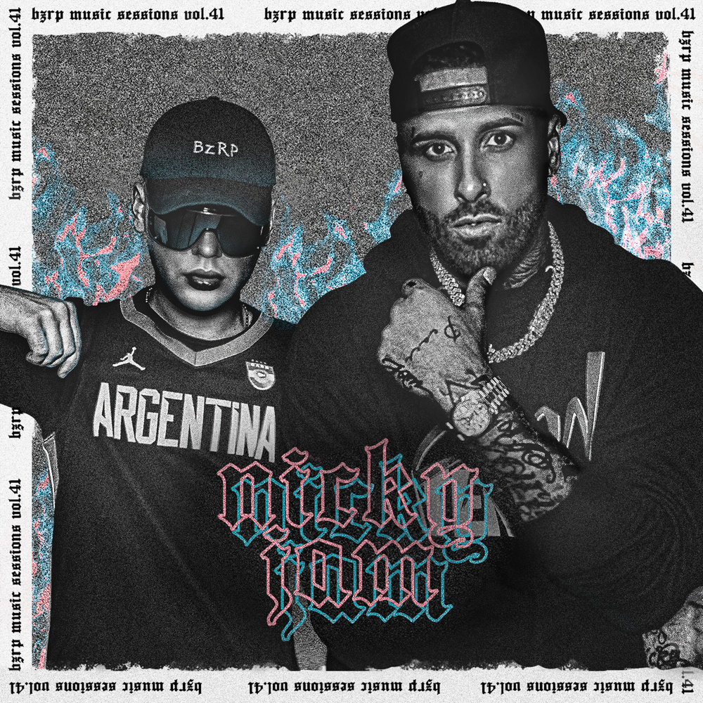 Album cover art for "Bizarrap & Nicky Jam - Nicky Jam: Bzrp Music Sessions, Vol. 41 (Deutsche Übersetzung)" by Genius Deutsche Übersetzungen