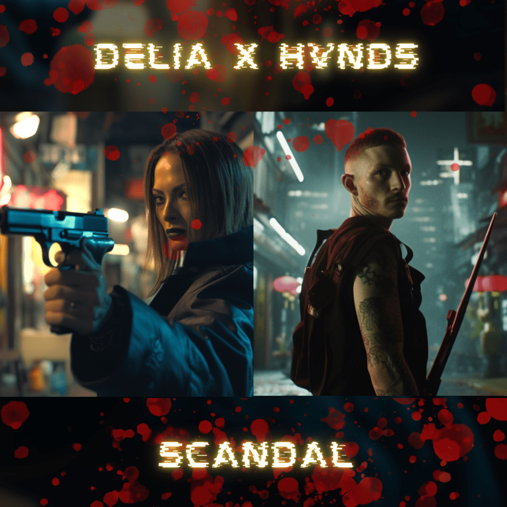 Album cover art for "SKNDL" by Delia
