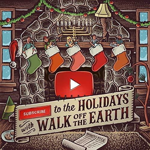 Album cover art for "Happy Hanukkah" by Walk off the Earth & Scott Helman