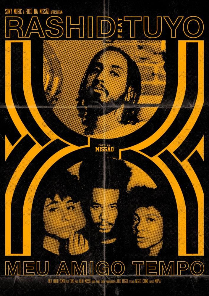 Album cover art for "Meu Amigo Tempo" by Rashid & Tuyo