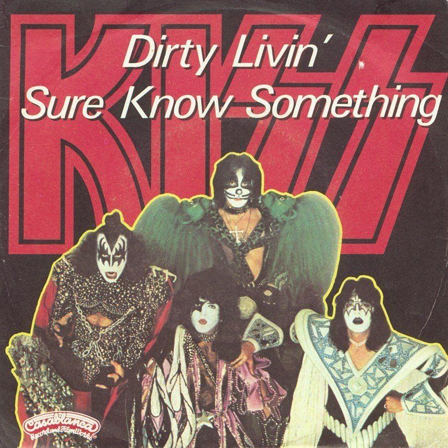 Album cover art for "Dirty Livin’" by KISS