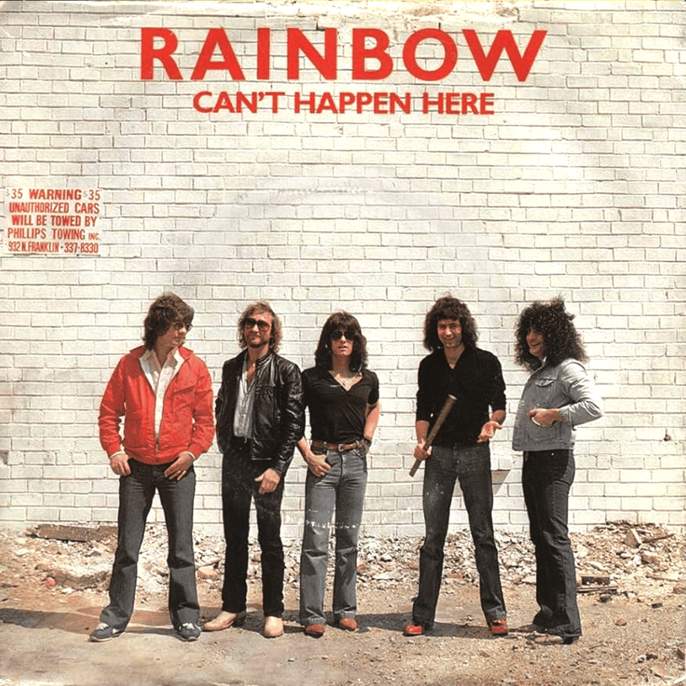 Album cover art for "Can’t Happen Here" by Rainbow
