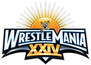Album cover art for "WrestleMania XXIV" by WWE