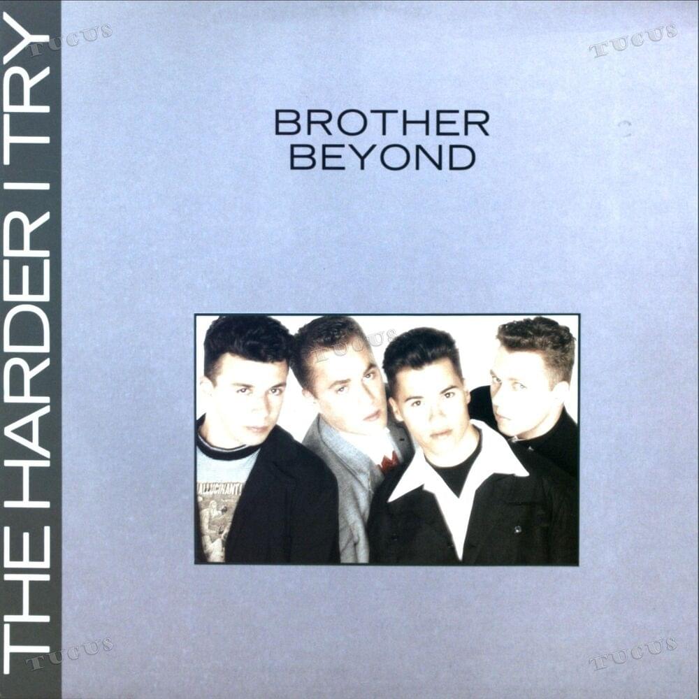 Album cover art for "The Harder I Try" by Brother Beyond