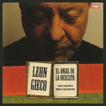 Album cover art for "El Ángel de la Bicicleta" by León Gieco