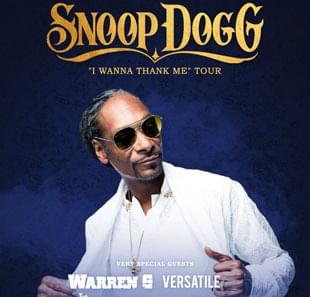Album cover art for "I Wanna Thank Me Tour (Setlist)" by Snoop Dogg