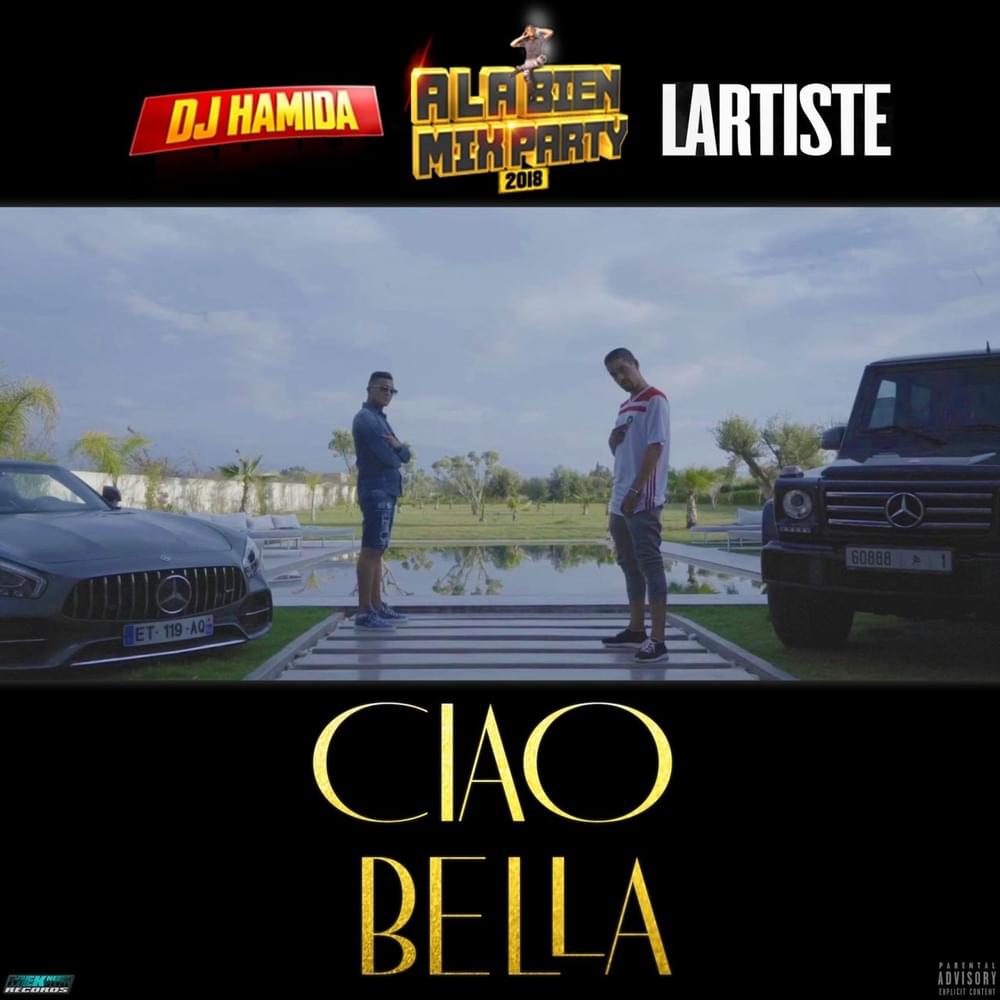 Album cover art for "Ciao bella" by DJ Hamida & Lartiste